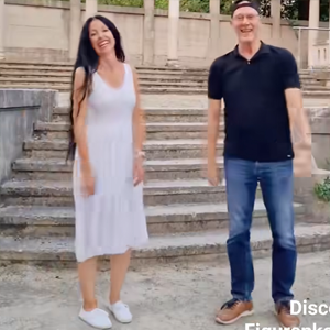 Discofox Figurenkombi mit Schulterfasser