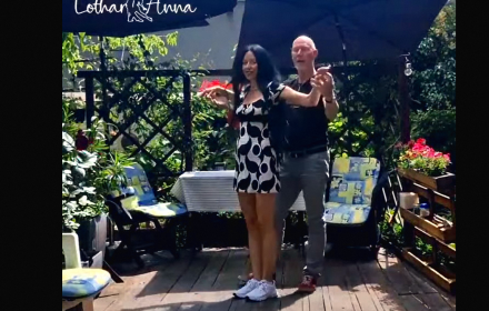 Discofox Figurenkombi die wir am Workshop zeigten mit allen Varianten